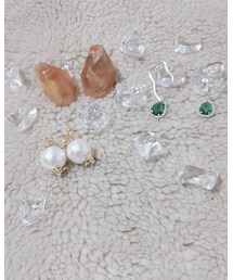 green | ピアス（両耳用）