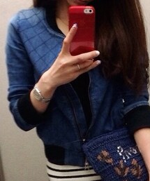 VICKY | デニムブルゾン(ブルゾン)