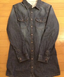 ロングデニムシャツ（＾Ｏ＾）(シャツ/ブラウス)
