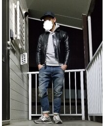 前開き | ライダースジャケット