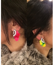 Handmade | お客さん写真(ピアス（両耳用）)