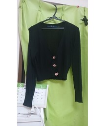 an another angelus | an3釦薔薇カーディガン(カーディガン/ボレロ)