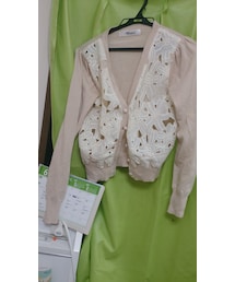 Agneau7 | サティスファクトリーフロントレースカーディガン(カーディガン/ボレロ)