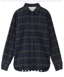 無印良品 | オーガニックコットンフランネルシャツ(シャツ/ブラウス)