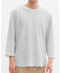 GU | ワッフルT(7分袖)WU(Tシャツ/カットソー)