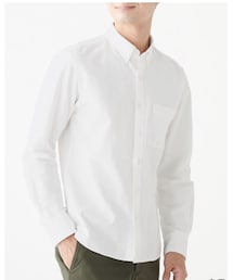 無印良品 |  新疆綿　洗いざらしオックス　ボタンダウンシャツ(シャツ/ブラウス)