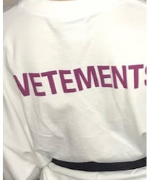 VETEMENTS | Tシャツ/カットソー