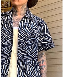 The GROOVIN HIGH Vintage Style Short Sleeves  Zebra | シャツ/ブラウス