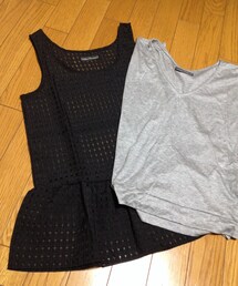 URBAN RESEARCH | オーガンジーチェックレイヤードプルオーバー(Tシャツ/カットソー)