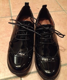 no brand | エナメルメダリオンシューズ(ドレスシューズ)