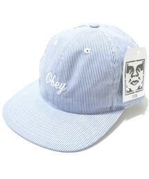 OBEY | オックスフォードストライプキャップ(キャップ)