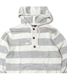 J.CREW | Striped Textured Cotton Hoodie(パーカー)
