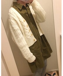 RED SEAM | シャツワンピース