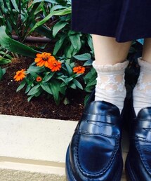 靴下屋 | チュールエンブレース風ショートソックス(ソックス/靴下)