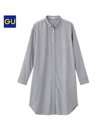 GU | オックスフォードシャツワンピース(シャツワンピース)