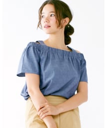 flower | オープンショルダートップス(トップス)