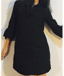 。。。 | シャツワンピース