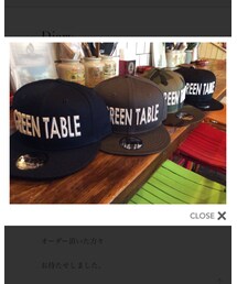 GREEN TABLE | キャップ