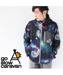 go slow caravan　宇宙ニットパーカー(パーカー)