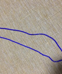 NEPENTHES | 青ビーズネックレス(ネックレス)