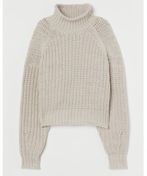 H&M | リブニットハイネックセーター(ニット/セーター)