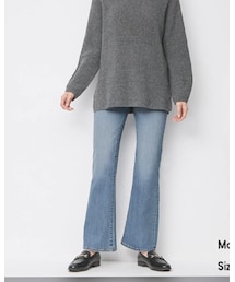 GU | フレアジーンズSD(デニムパンツ)