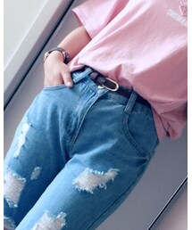 韓国(弘大)購入品 | デニムパンツ