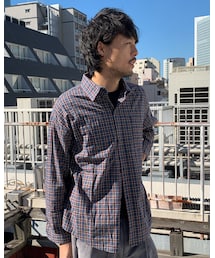 Dimension | マイクロチェックシャツ(シャツ/ブラウス)