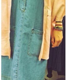 古著牛仔背心洋裝 | ワンピース