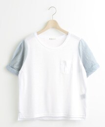 on the couch | タック袖異素材PO(Tシャツ/カットソー)