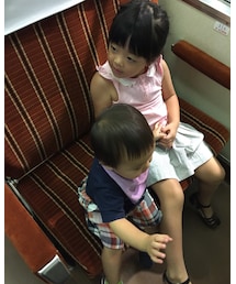 二人で仲良くのってます | その他