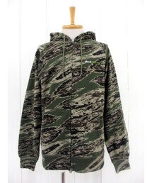Back Channel GHOSTLION CAMO RAGLAN FULL ZIP PARKA(パーカー)