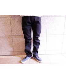 Back Channel NON WASH STRETCH SKINNY DENIM (BLACK)(デニムパンツ)