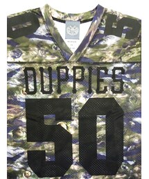DUPPIES | DUPPIES CAMOUFLAGE PLAYERS V NECK (SATELLITE CAMO)(Tシャツ/カットソー)