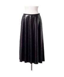 GOLDEN GOOSE | ゴールデングース (Golden Goose) ミディ丈フレアースカート スパンコール ブラック(スカート)