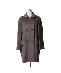 S MAXMARA | エスマックスマーラ (S MaxMara) コート アルパカウール マロン(ステンカラーコート)