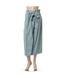 ERIKA CAVALLINI | エリカカヴァリーニ (ERIKA CAVALLINI) シャーリングタイトスカート コットン ペールグリーン(スカート)