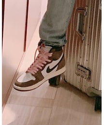 AIR JORDAN | NIKE × Travis Scott air jodan 1 cactus jack(スニーカー)