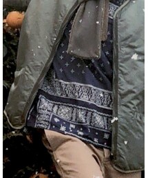 VISVIM | KERCHIEF TUNIC navy(シャツ/ブラウス)