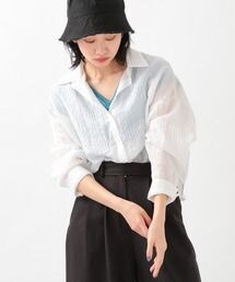 ALAND | 3.3Field Trip／シースルークロップシャツ　2944755(シャツ/ブラウス)
