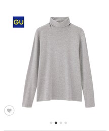 GU | タートルネックT（長袖） ／  size M(Tシャツ/カットソー)