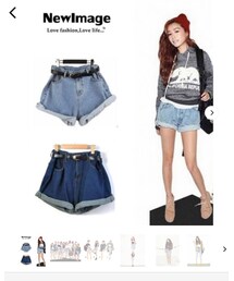 NewImage | デニムショートパンツ(その他パンツ)