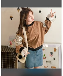 DearHeart | レースデザイントレーナー(スウェット)