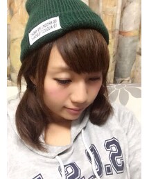 LOWRYS FARM | ニット帽(ニットキャップ/ビーニー)
