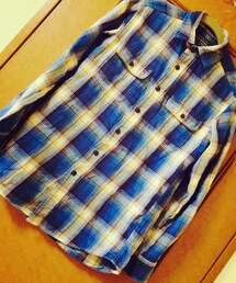 コットンタータンチェックシャツ （used）(シャツ/ブラウス)