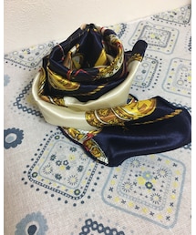 DAISO | ストール/ネイビー/DAISO(バンダナ/スカーフ)