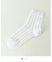 靴下屋 | 靴下屋／クリアストライプショートソックス(ソックス/靴下)