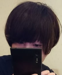 斜め前髪にセルフカット | その他