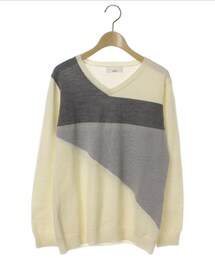 Lui's | 古着 Vネックニット(ニット/セーター)