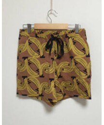 bulle de savon | バナナプリント ショートパンツ(その他パンツ)